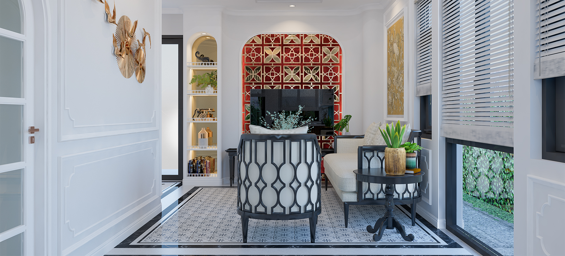 Thiết kế nội thất biệt thự The Amelie